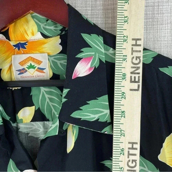 Vintage Pineapple Juice Hawaiian Shirt Mens XL Short sleeve button down 2600 - Picture 4 of 7